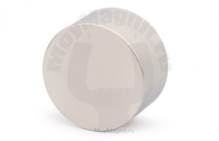 Неодимовый магнит диск 45х25 мм