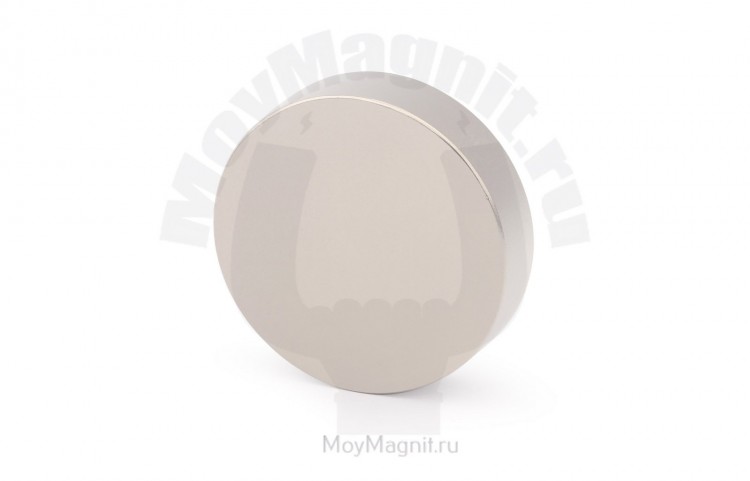 Неодимовый магнит диск 40х10 мм
