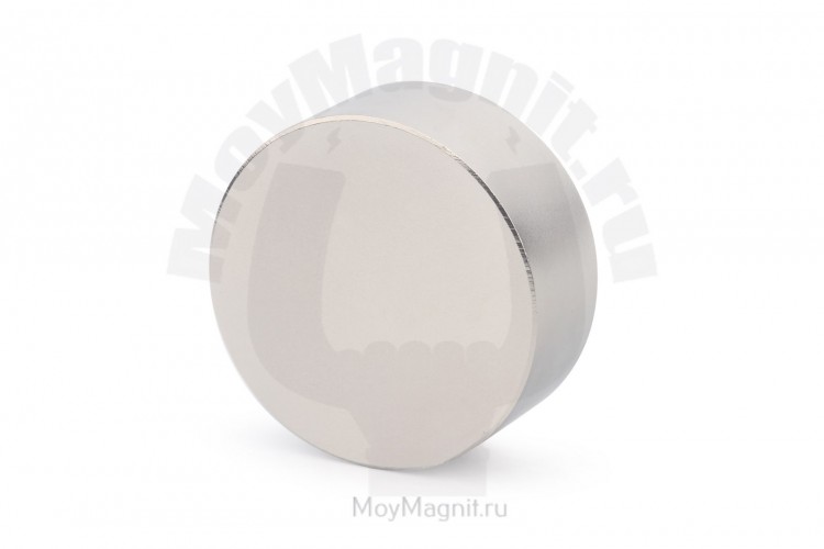 Неодимовый магнит диск 50х20 мм