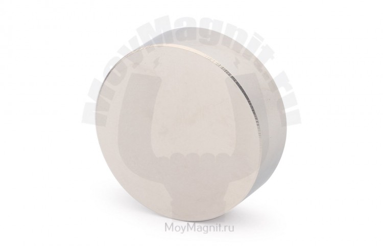 Неодимовый магнит диск 45х15 мм