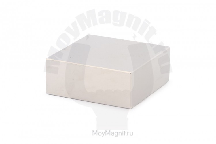 Неодимовый магнит прямоугольник 50х50х20