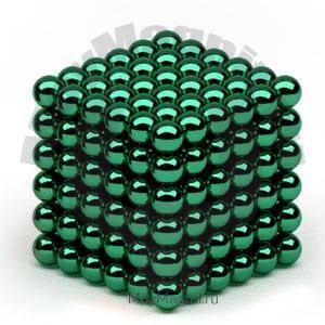 НеоКуб 5мм (зеленый)-216шт.